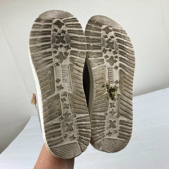 Hey Dude Mens Sz 8 Wally Eco Gray Slip On Comfort Stretch Loafer Shoe - Picture 8 of 8